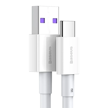 کابل فست شارژ USB به USB-C باسئوس مدل CATYS-02 طول 1 متر